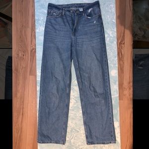 Wide leg jeans